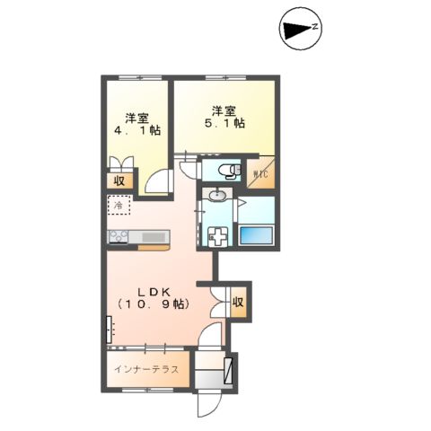 パークアベニューⅢの間取り
