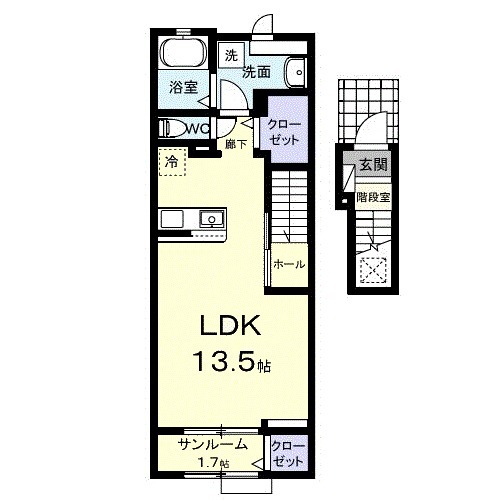 エテルノ Y Aの間取り