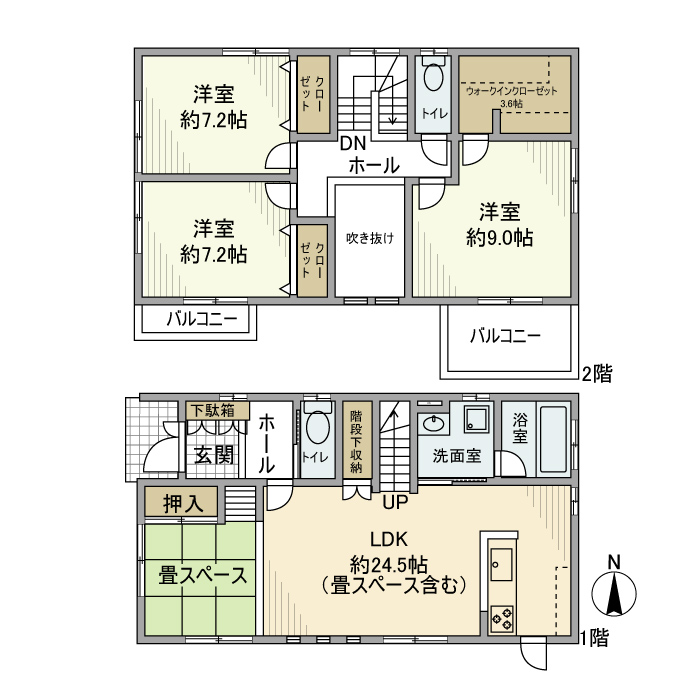 日永西5丁目戸建の間取り