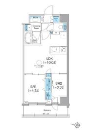 クレヴィアリグゼ西馬込の間取り