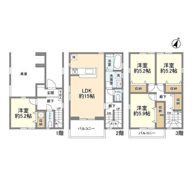 Kolet東大成町#08の間取り