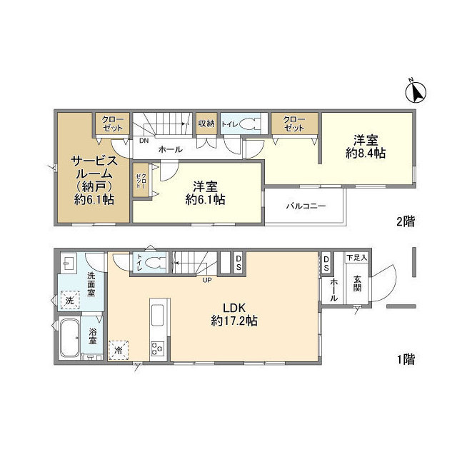 Kolet南柏#10の間取り