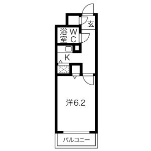 ライオンズマンション大森本町第3・302号室の間取り