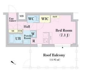 ＨＹ’ｓ　武蔵境・0401号室の間取り