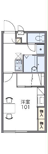 レオパレスCEREZOの間取り