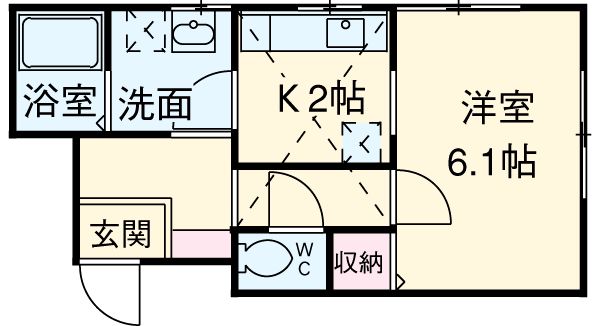 ファルダ不二ガ丘の間取り