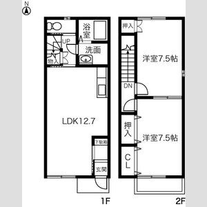 twins 葭田の間取り