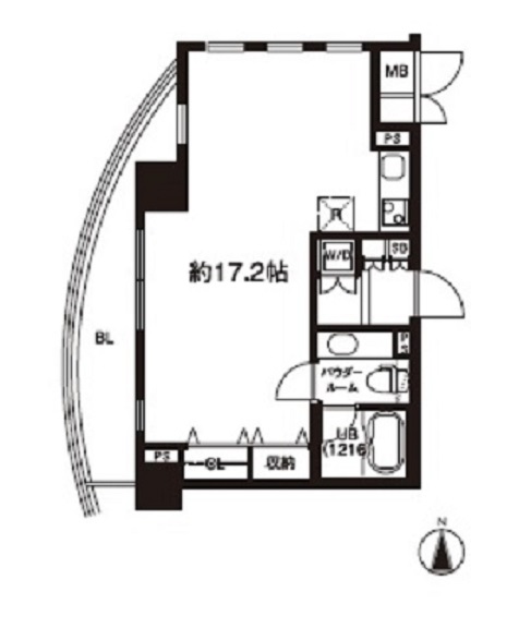 エムジー目黒駅前の間取り