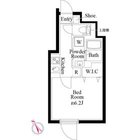 パセオ神宮前Ⅱの間取り