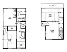 田中貸家の間取り