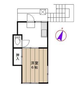岸谷1丁目アパートの間取り