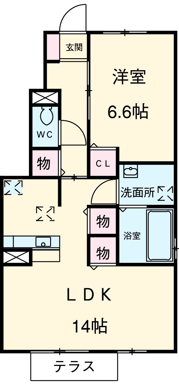 シャンベルタンの間取り