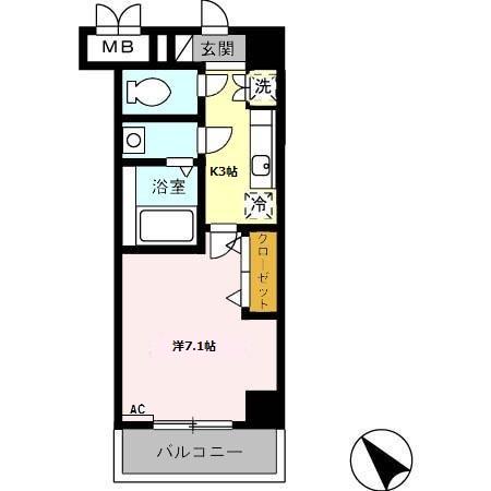 レジデンス浜田の間取り