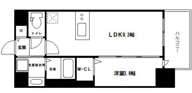 ファステート難波グランプリの間取り