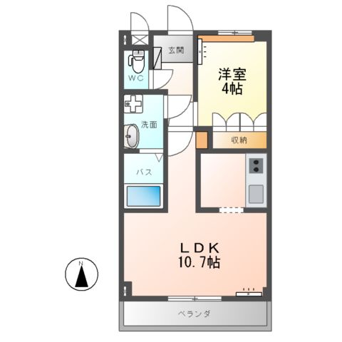 ヴィラシェル(Villa Shell)の間取り