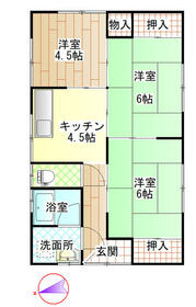 中込住宅の間取り