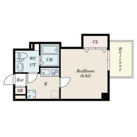 フレンシアノイエ東三国(旧 ラグゼ東三国Ⅰ)の間取り