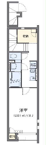 クレイノ第五吉兵衛ハウスの間取り