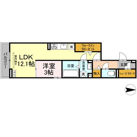 Salud primero穂積の間取り