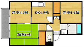 プレジール大島Aの間取り
