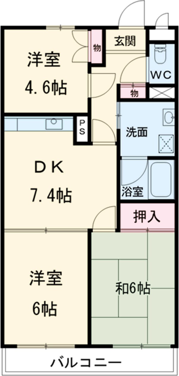 豊栄ビルの間取り