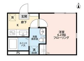ＴＨＥ　ＣＬＡＳＳ・102号室の間取り