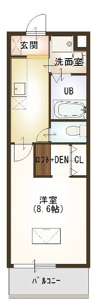ルネス クレールの間取り