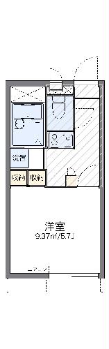 レオパレスシルトクルーテの間取り