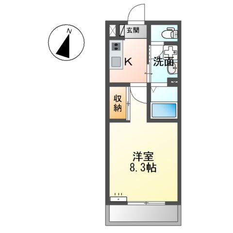 Flat HⅢの間取り