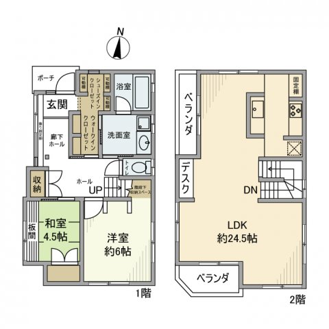 東園田町5丁目戸建の間取り