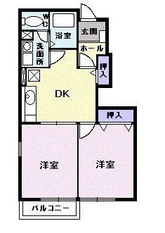 メゾンプリモデイ-ネⅡの間取り