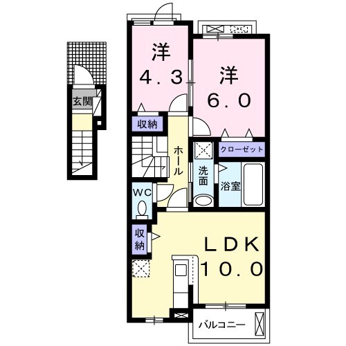 プランドールKの間取り