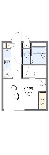 レオパレス武蔵野の間取り