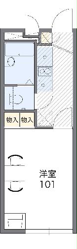 レオパレスバンリュハウスの間取り