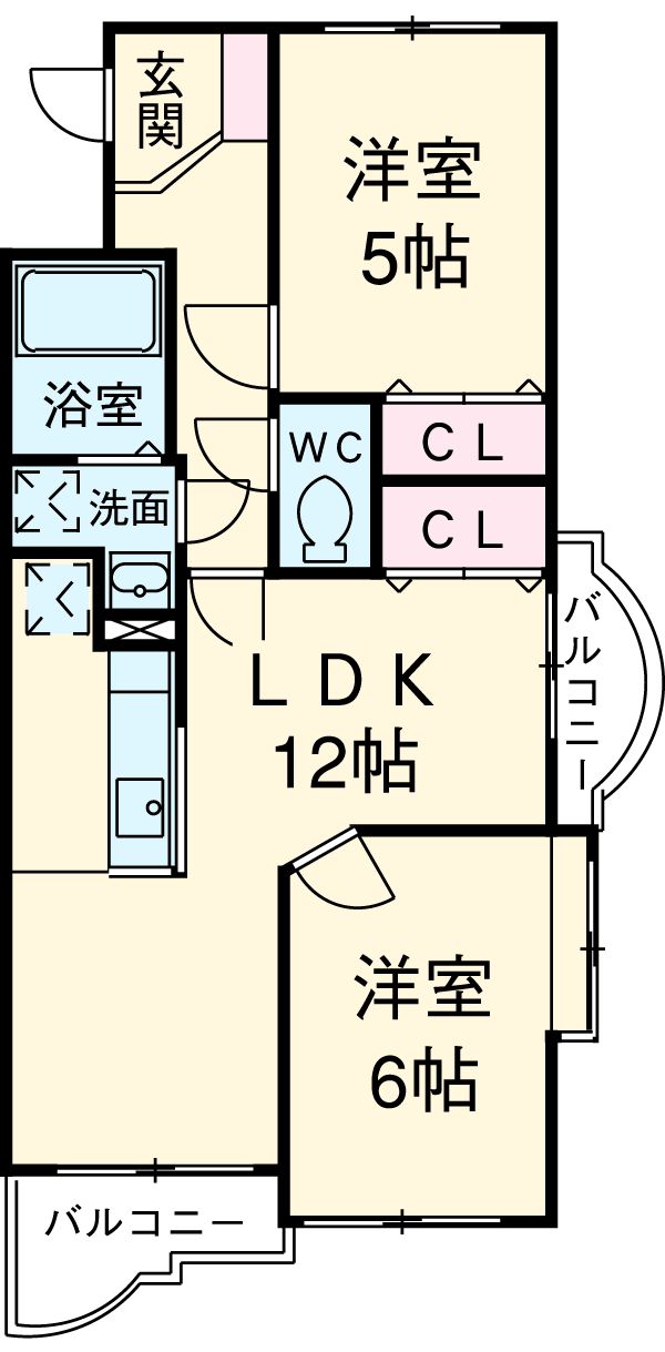 ハンキードリーの間取り