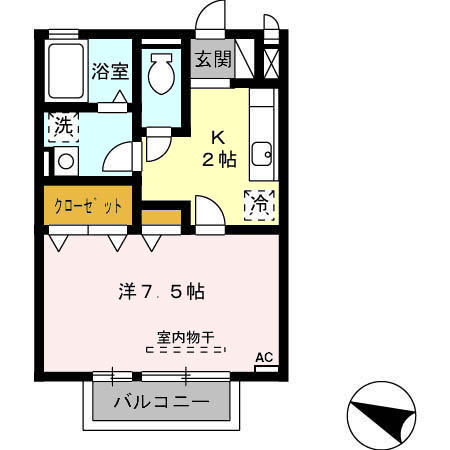 ラ・メーグⅡの間取り