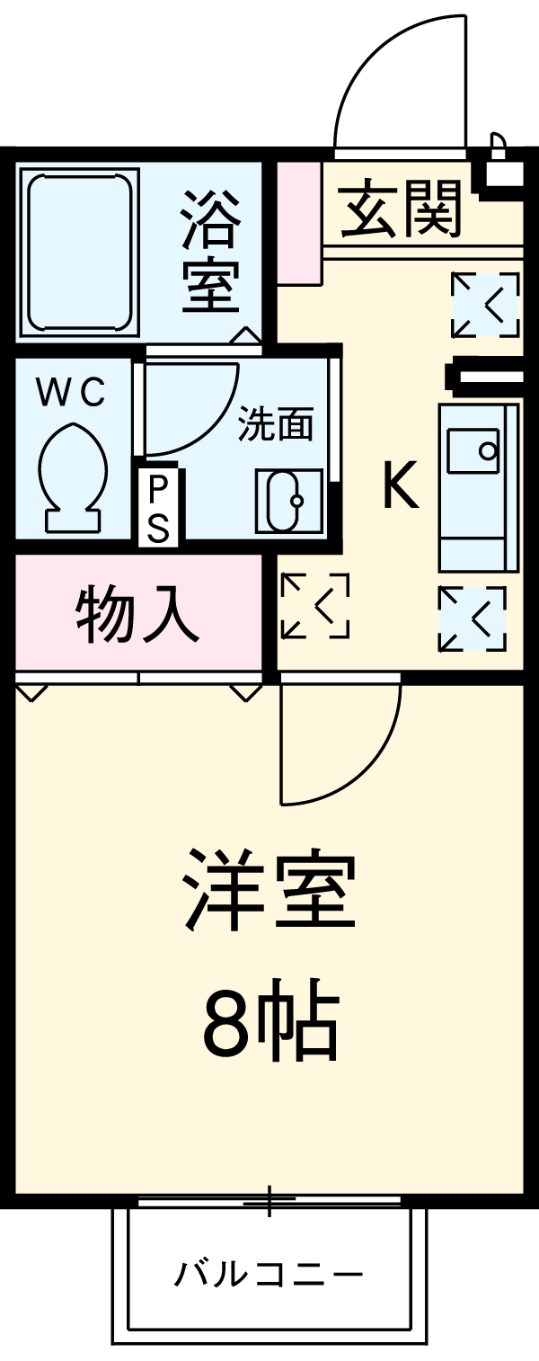 コーポ・シズの間取り