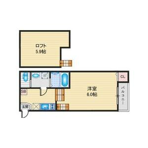 ハーモニーテラス中村中町Ⅲの間取り