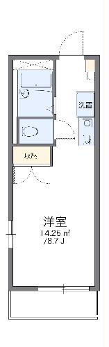 レオパレスサンフラワーの間取り