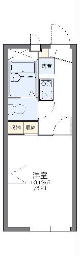 レオパレスカンタービレの間取り