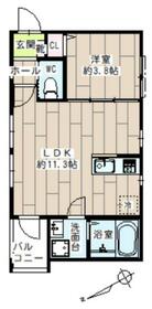 シェソワ東大井の間取り
