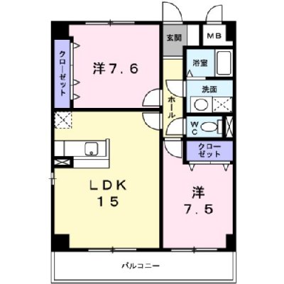 グランツ清須の間取り