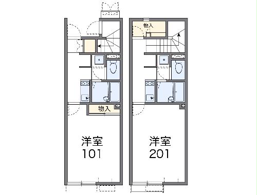 レオネクストブルーリーフの間取り