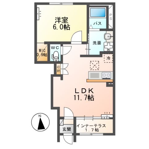 ビアラ末広（VIALA末広）の間取り