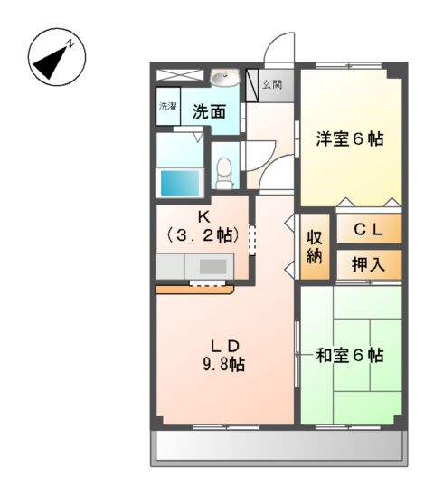 リバーホーム桜作の間取り