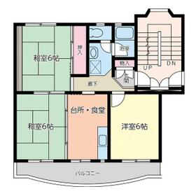 コーポ一色の間取り