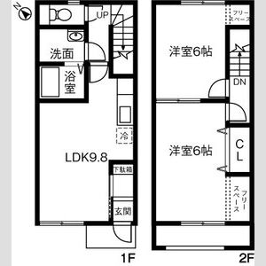MAISONETTE GRACIA B棟の間取り