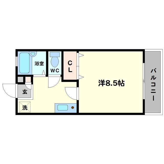 メゾンドユウB棟の間取り