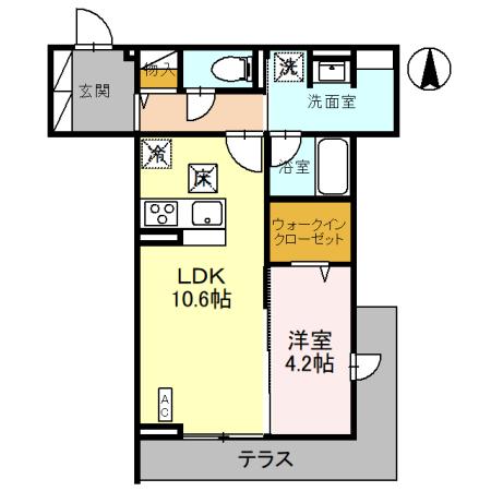 TORISIAS東宿郷の間取り
