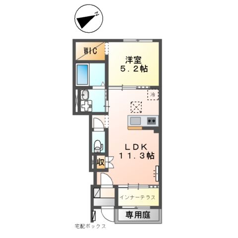 GREEN SORREL Ⅱ(グリーン ソレル ツー)の間取り